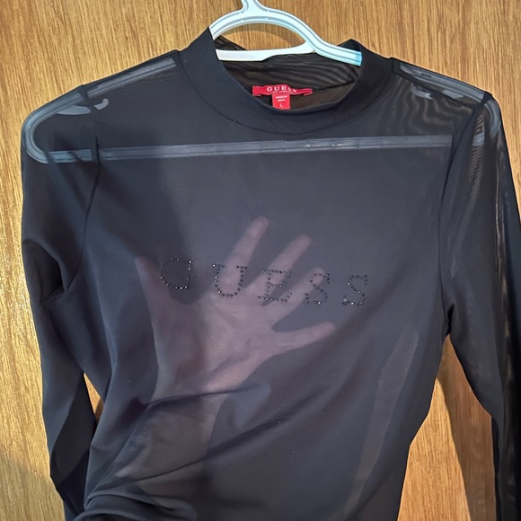 Guess black sheer dress - Picture 3 of 3